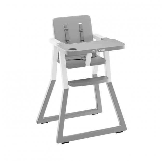 Maitinimo kėdutė «TULANO Morsel 25 Grey White», pilka balta
