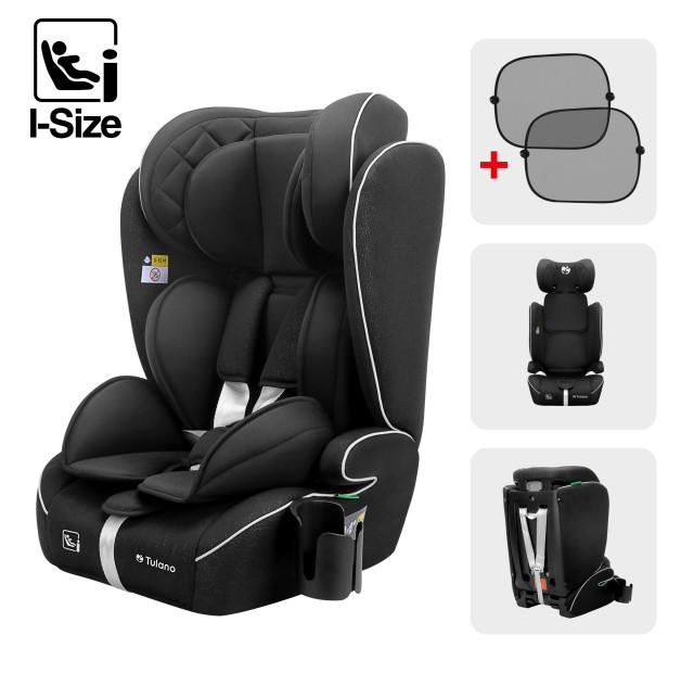 Automobilinė kėdutė «Tulano Zooma 25 Black», juoda