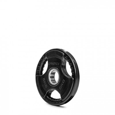 Olimpiniai svarmenys GYMSTICK Rubber 1,25-25kg (Svoris: 5 kg)
