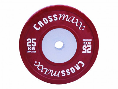 Varžybiniai bumper svarmenys CROSSMAXX® coloured (5-25kg) (Svoris: 25 kg)