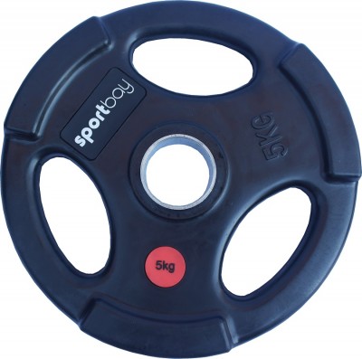 Olimpiniai gumuoti svarmenys Sportbay® (1.25-25kg) (Svoris: 5 kg)