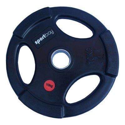 Olimpiniai gumuoti svarmenys Sportbay® (1.25-25kg) (Svoris: 10 kg)