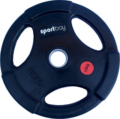Olimpiniai gumuoti svarmenys Sportbay® (1.25-25kg) (Svoris: 15 kg)