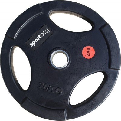 Olimpiniai gumuoti svarmenys Sportbay® (1.25-25kg) (Svoris: 20 kg)