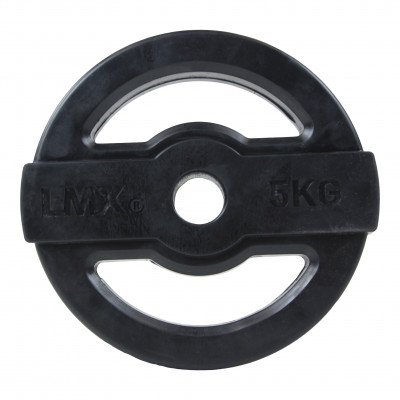 Svarmenys LIFEMAXX® Studio Pump discs BLACK (1,25 - 10kg) (Svoris: 5 kg)