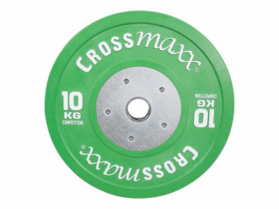 Varžybiniai bumper svarmenys CROSSMAXX® coloured (5-25kg) (Svoris: 10 kg)