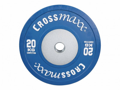 Varžybiniai bumper svarmenys CROSSMAXX® coloured (5-25kg) (Svoris: 20 kg)