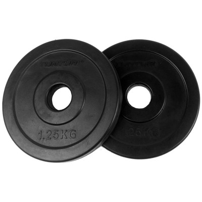 Gumuoti svamenys TUNTURI 0,5-20kg (Svoris: 2 x 1.25 kg)