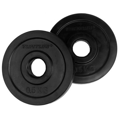 Gumuoti svamenys TUNTURI 0,5-20kg (Svoris: 2 x 0.5)