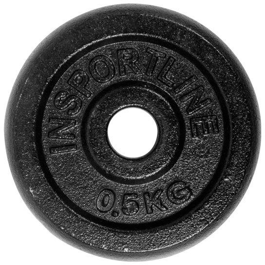 Plieninis svoris grifui 30mm inSPORTline 0,5kg