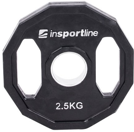 Guma dengta olimpinė svarmenų lėkštė inSPORTline Ruberton 2,5 kg 50 mm
