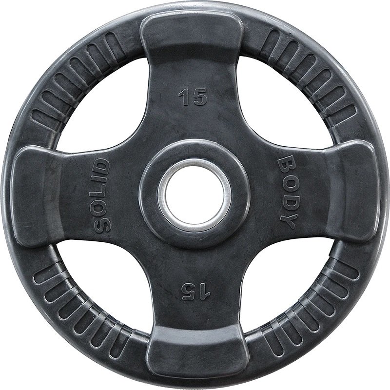 Gumuotas olimpinis svoris 50mm Body-Solid, 15kg