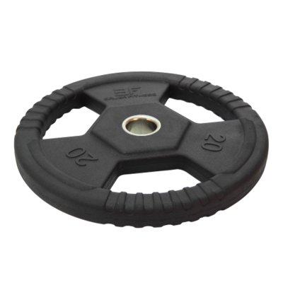 Gumuotas svoris su rankenomis Bauer Fitness Premium 20kg AC-1496