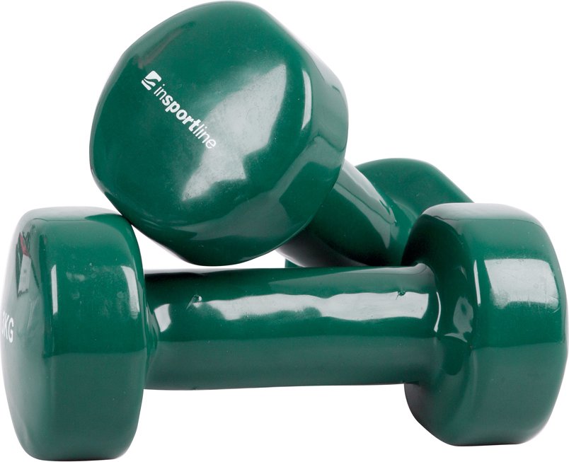 Aerobikos viniliniai hanteliukai inSPORTline 2x3kg
