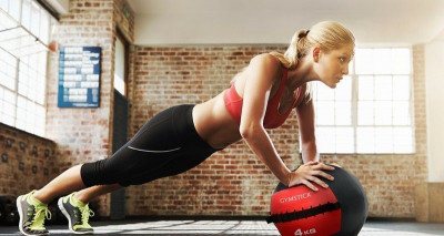 Pasunkintas kamuolys GYMSTICK Wall Ball 12kg