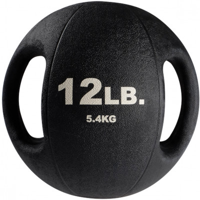 Medicininiai kamuoliukai BODYSOLID DUAL-GRIP (Svoris: 5.4 kg)