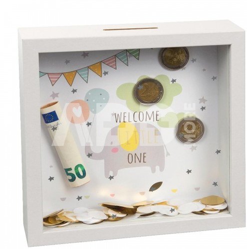 Pinigų taupyklė GOLDBUCH 92 0082 Welcome little one 18x18