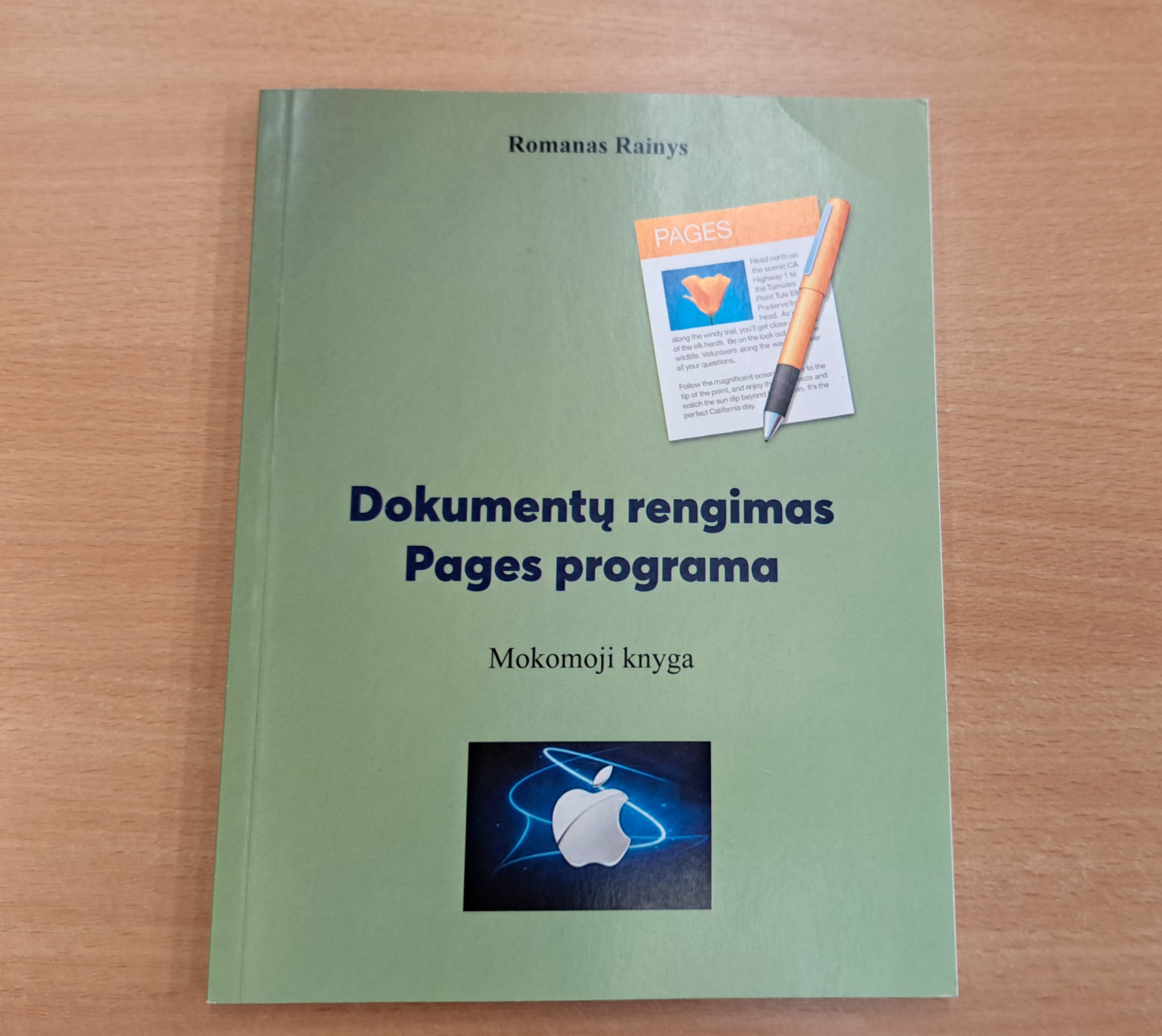 Dokumentų rengimas Pages programa: mokomoji knyga