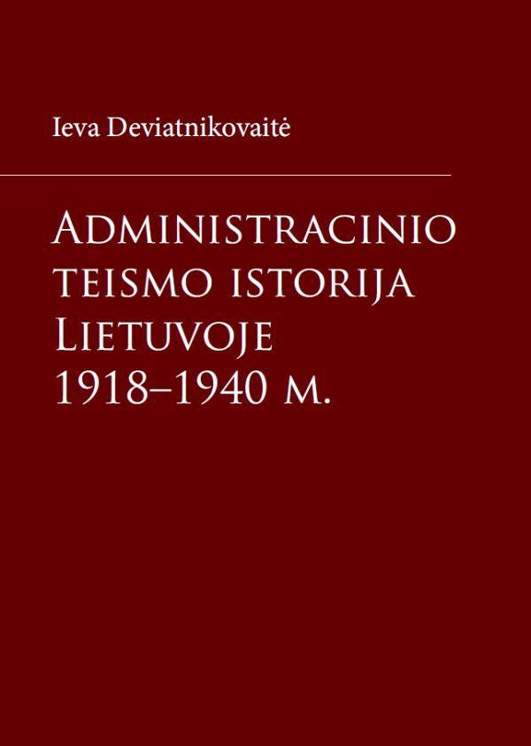Administracinio teismo istorija Lietuvoje 1918-1940m.