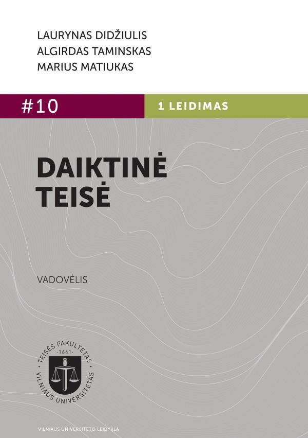 Daiktinė teisė #10. Vadovėlis