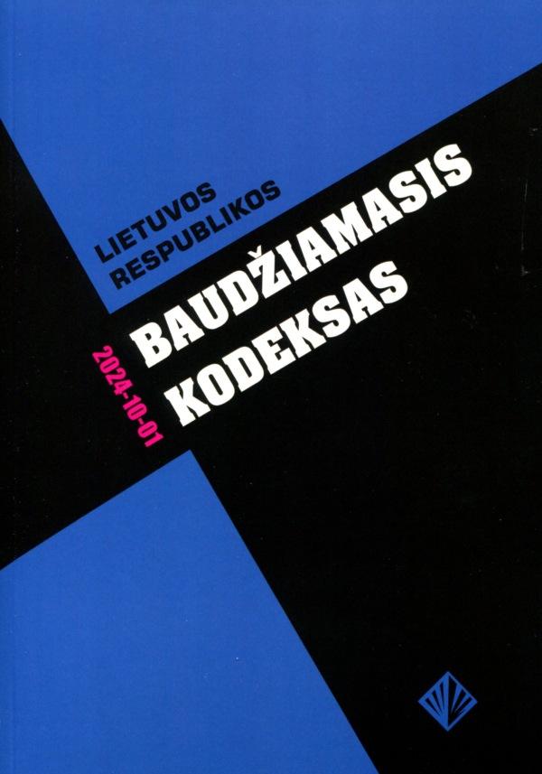 Lietuvos Respublikos baudžiamasis kodeksas (2024-10-01) (minkšti viršeliai)