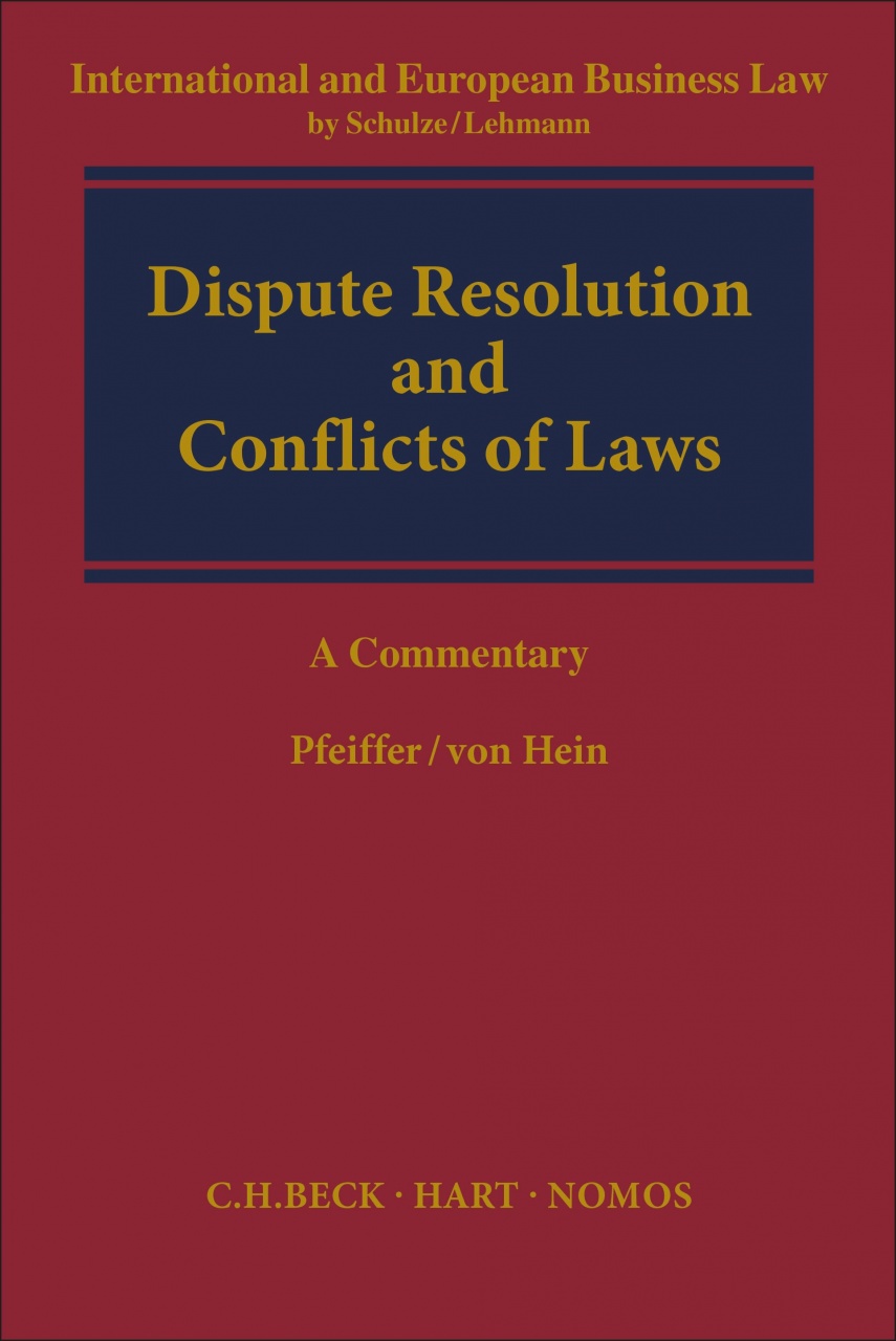 Dispute Resolution and Conflict of Laws