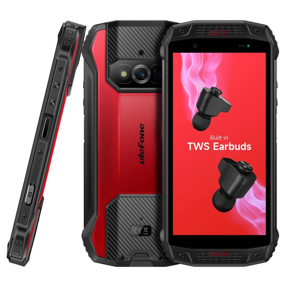 Ulefone Armor 15 - 128/6GB, Raudonas