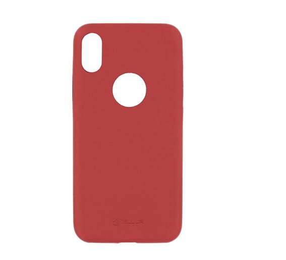 Tellur Cover Slim Synthetic Leather for iPhone X/XS red