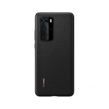 Dėkliukas HUAWEI P40 silikoninis juodas