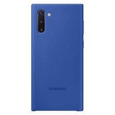 Dėkliukas SAMSUNG Note 10, nugarėlė, silikoninė, mėlyna