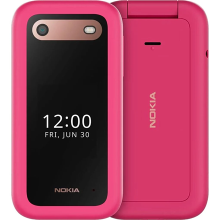 Nokia | 2660 DS | Pop Pink | 2.8 " | TFT LCD | 48 MB | 128 MB | Dual SIM | Nano-SIM | 3G | Bluetooth | 4.2 | USB version microUSB 2.0 | Built-in camera | Main camera resolution 0.3 MP | 1450 mAh|NK 2660 Pop Pink