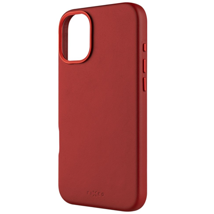 Dėkliukas Fixed MagLeather  Back cover  Apple  iPhone 16 Plus  Leather  Red