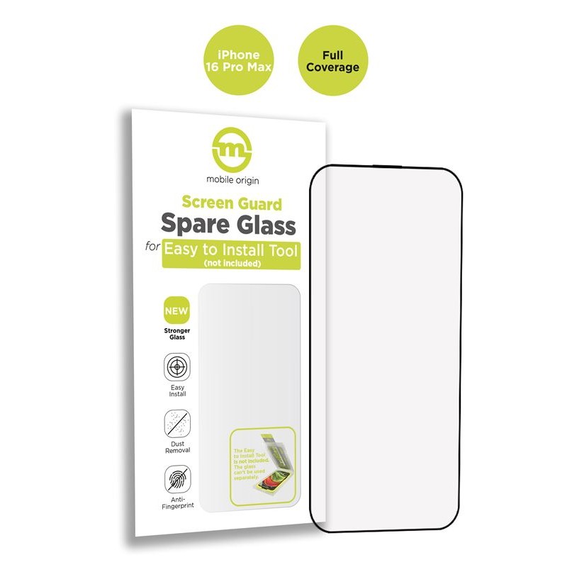 Mobile Origin Screen Guard Spare Glass Full Coverage - iPhone 16 Pro Max