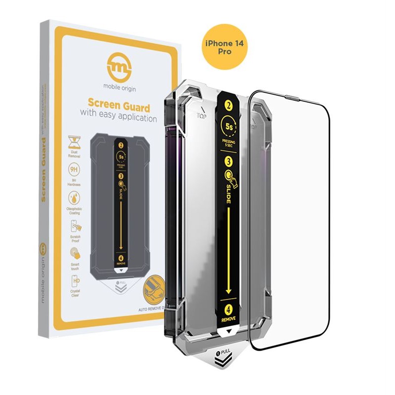Mobile Origin Screen Guard iPhone 14 Pro with easy application