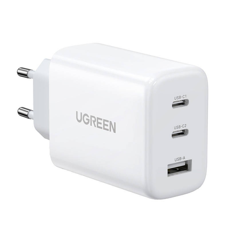 Sieninis įkroviklis UGREEN CD275, 65W, baltas