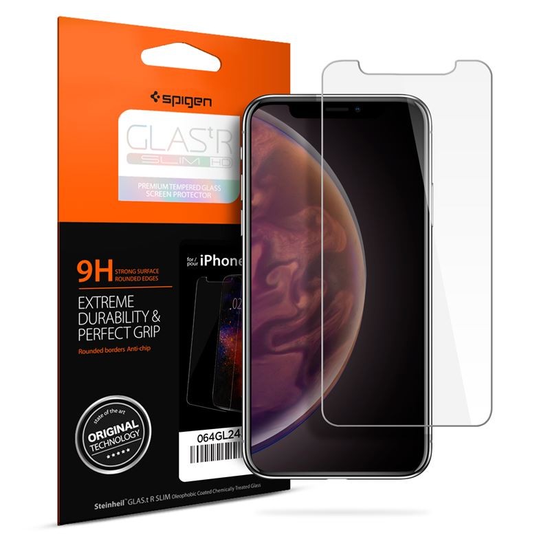 Ekrano apsauga Spigen Glass GLAS.tR SLIM HD - iPhone 11/iPhone XR