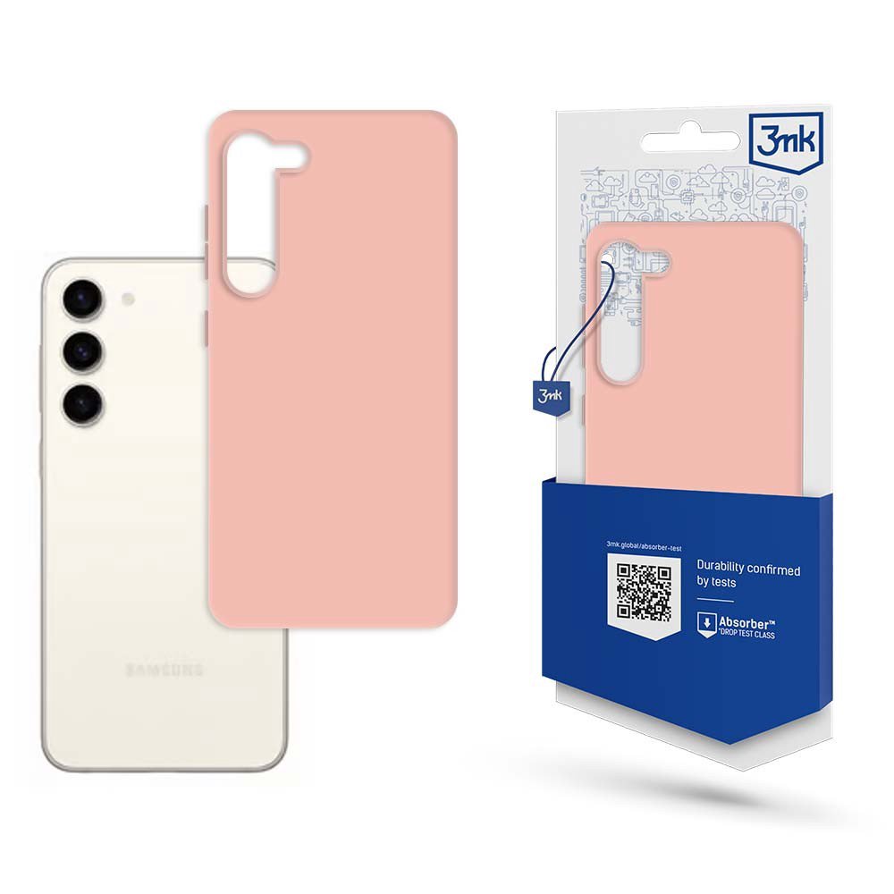 Dėklas 3mk Matt Case Samsung S916 S23 Plus 5G rožinis