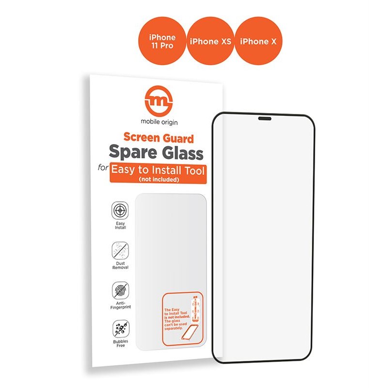 Mobile Origin Orange Screen Guard Spare Glass iPhone 11 Pro/XS/X