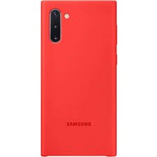 Dėkliukas SAMSUNG Note 10, nugarėlė, silikoninė, raudona