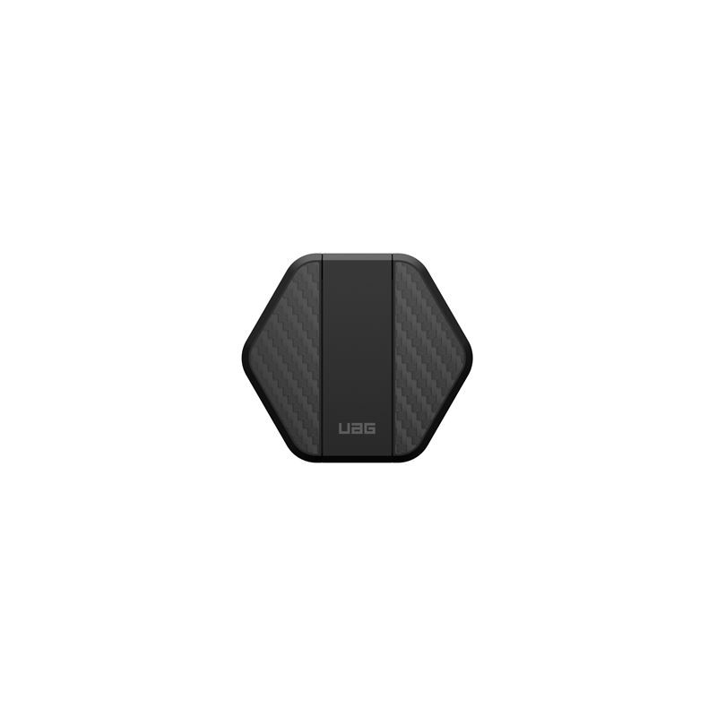 UAG Wireless Charger with kick stand, black/carbon fiber, BULK