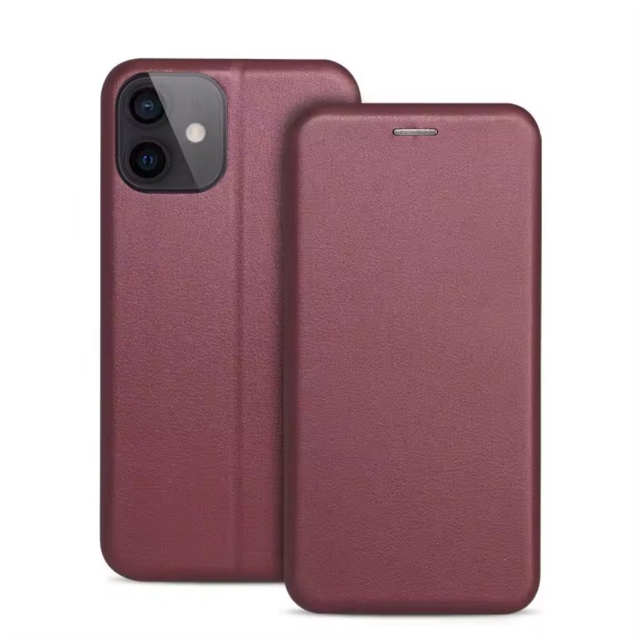 Dėklas Book Elegance Xiaomi Redmi Note 14 Pro 5G bordo