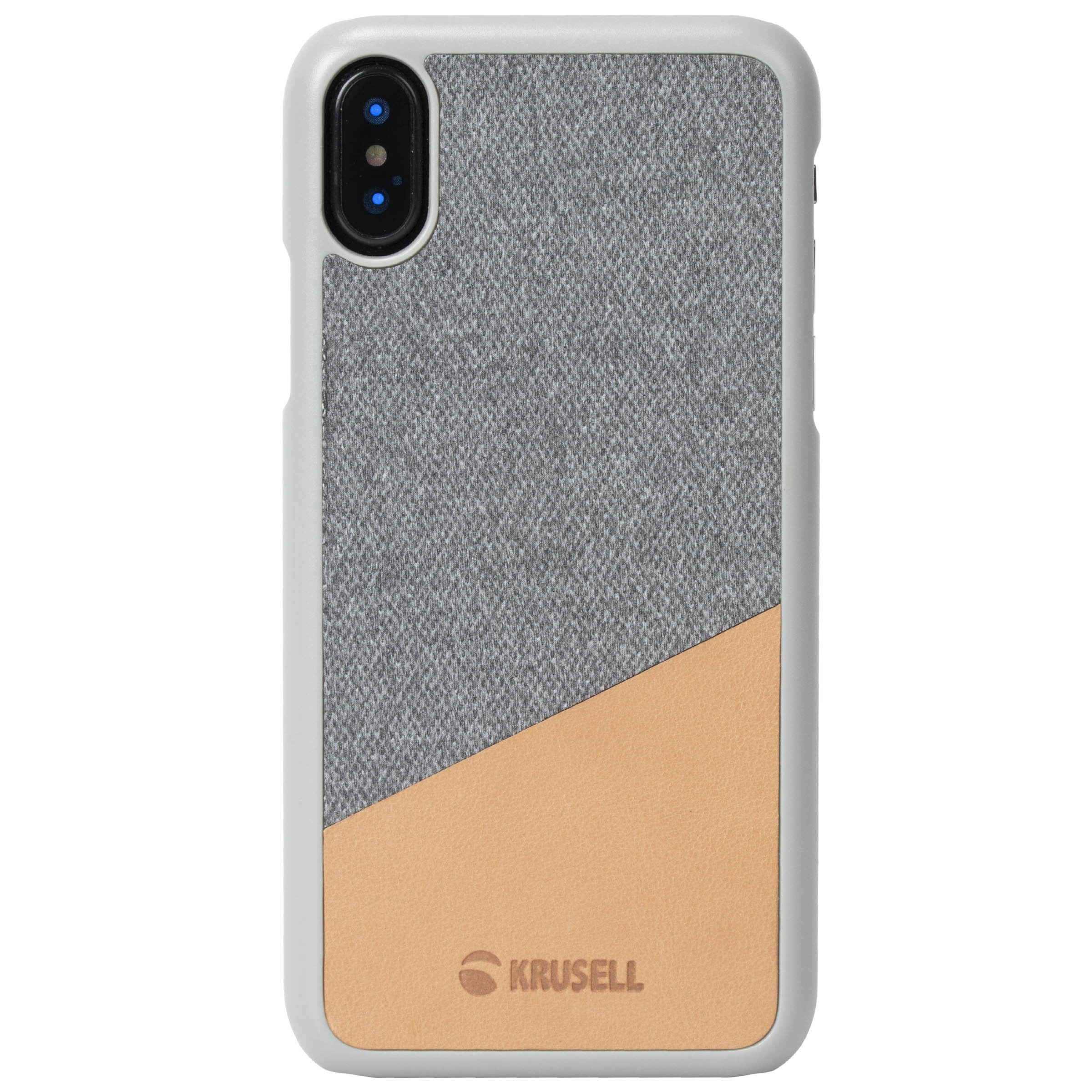 Krusell Tanum Cover Apple iPhone XS Max nude