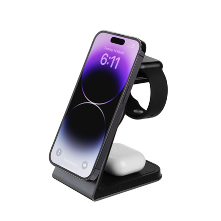 Fixed | MagPowerstation ALU stand with wireless charging 3 in 1 | FIXMPOS-AL-GR|FIXMPOS-AL-GR