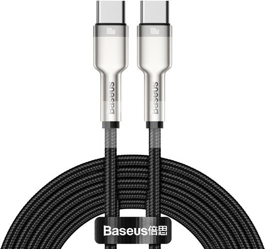 Cable USB-C to USB-C Baseus Cafule, 100W, 2m (black)