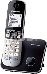 Panasonic KX-TG6811FXB Cordless phone, Silver Black