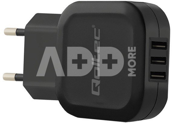 Qoltec Charger 17W | 5V | 3.4A | 3xUSB