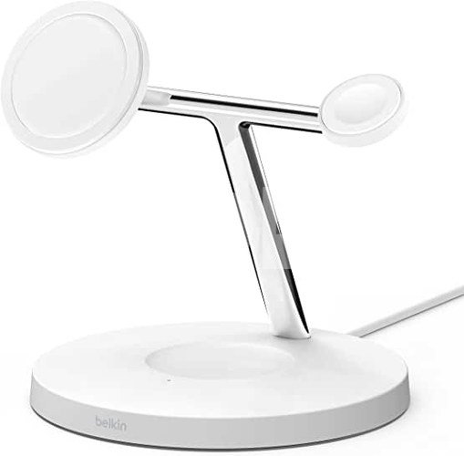 Belkin MagSafe wireless 3-in-1 Charger, white WIZ017vfWH