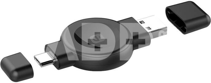 In-line Choetech T606-F wireless charger for smartwatch (black)