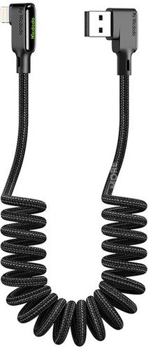Mcdodo USB to Lightning cable, CA-7300, angled, 1.8m (black)
