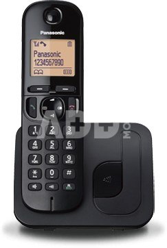 Panasonic KX-TGC210FXB Cordless phone, Black
